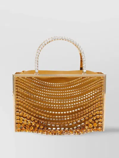 Benedetta Bruzziches Crystal Handle Tote Bag