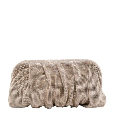 Benedetta Bruzziches Crystal Jewelry Clutch In Neutral