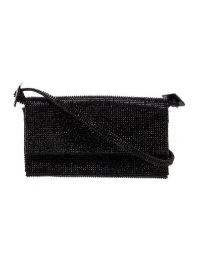 Pre-owned Benedetta Bruzziches Crystal Pouch In Black