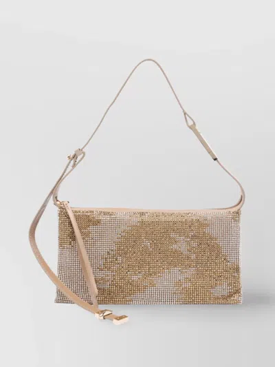 Benedetta Bruzziches Crystal Strap Shoulder Bag
