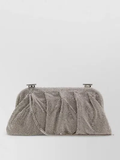 Benedetta Bruzziches Crystal-embellished Clutch Bag