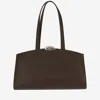 Benedetta Bruzziches Dark Brown Leather Tote In Brown