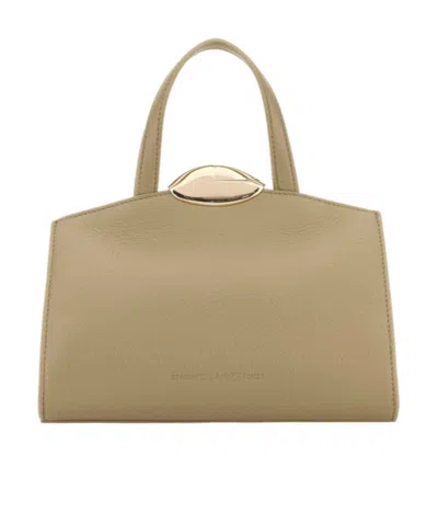 Benedetta Bruzziches Double Handle Handbag In Brown