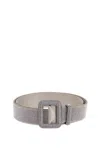 Benedetta Bruzziches Silk Rhinestone Mesh Belt With Sophisticated Buckle
