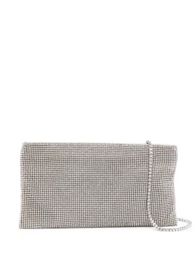 Benedetta Bruzziches Embellished Chain-strap Clutch Bag In Orange