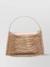 Benedetta Bruzziches Embellished Strass One Handle Structured Shoulder Bag