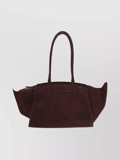 Benedetta Bruzziches Everyday Winged Suede Shoulder Bag
