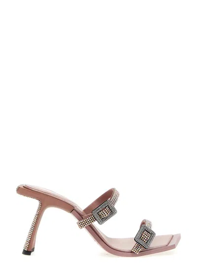 Benedetta Bruzziches Ewa Sandals In Pink