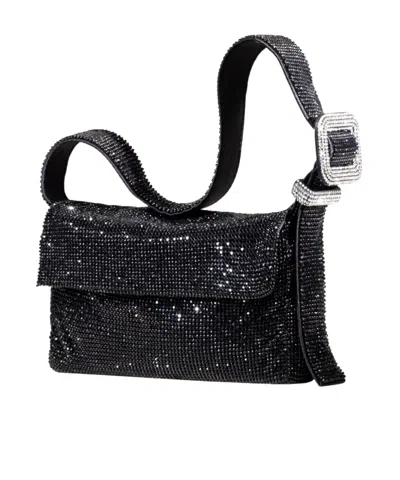 Benedetta Bruzziches Flap Shoulder Bag In Black