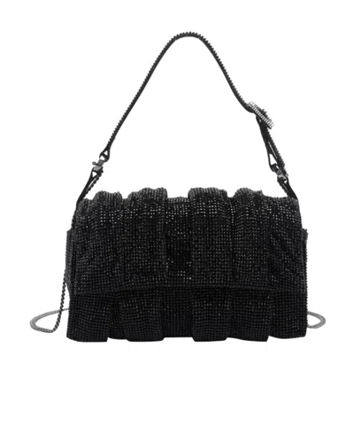Benedetta Bruzziches Flap Shoulder Bag In Black