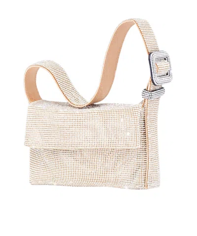 Benedetta Bruzziches Flap Shoulder Bag In White
