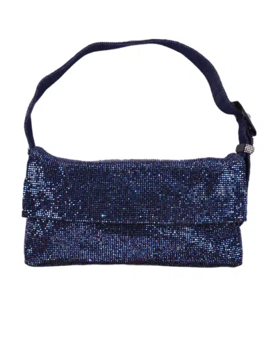 Benedetta Bruzziches Flip Shoulder Bag In Blue