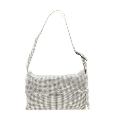Benedetta Bruzziches Flip Shoulder Bag In Gray