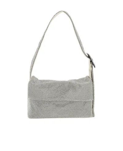 Benedetta Bruzziches Flip Shoulder Bag In Gray