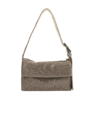Benedetta Bruzziches Flip Shoulder Bag In Green