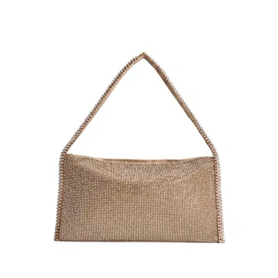 Benedetta Bruzziches Gold Shoulder Bags Women In Brown