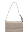 Benedetta Bruzziches Vittissima Crystal-embellished Shoulder Bag In Gold