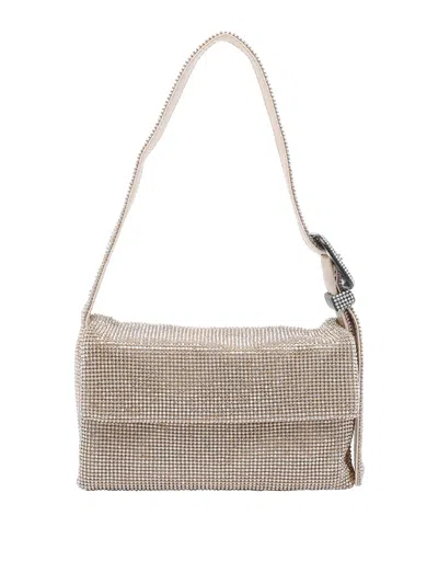 BENEDETTA BRUZZICHES GOLD VITTY LA MIGNON SHOULDER BAG