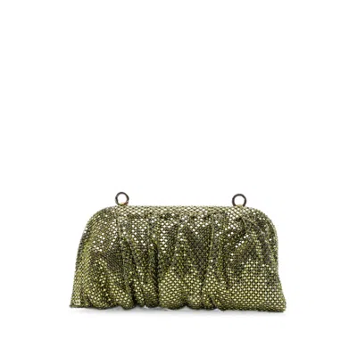 Benedetta Bruzziches Grand Clutch In Green