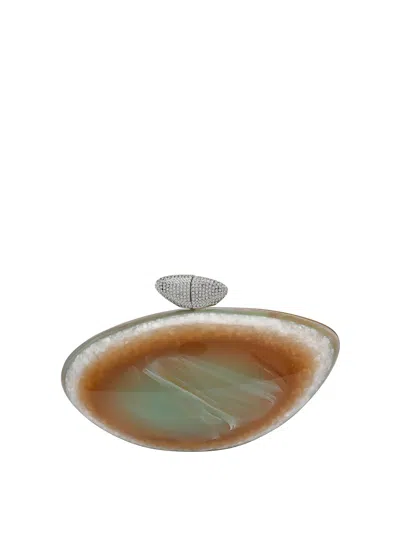 Benedetta Bruzziches Green Artemisia Clutch