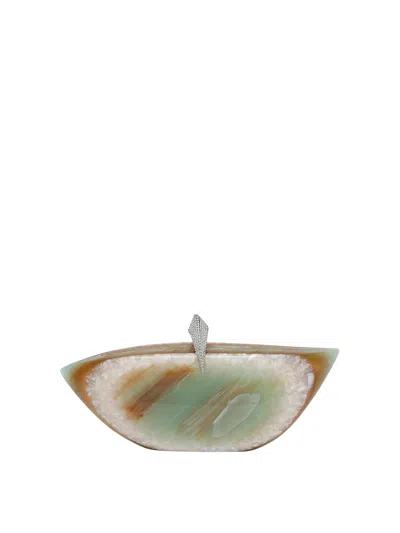 Benedetta Bruzziches Green Artemisia Clutch