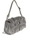 Benedetta Bruzziches Iris Mercury Chainmail Shoulder Bag In Silver