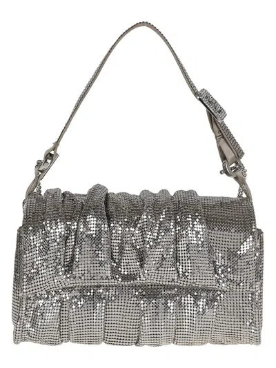 Benedetta Bruzziches Iris Mercury Shoulder Bag In Silver