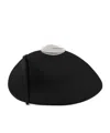 Benedetta Bruzziches Curved-flap Leather Clutch In Black