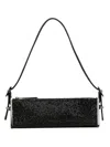 Benedetta Bruzziches Joy Rhinestone-embellished Shoulder Bag In Black