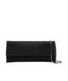 Benedetta Bruzziches Kate Embellished Chain-linked Clutch Bag In Black