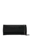 Benedetta Bruzziches Kate Embellished Chain-linked Clutch Bag In Black