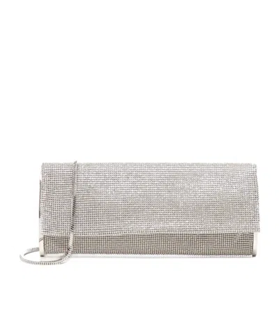 Benedetta Bruzziches Small Vittissima Spectre Crystal Bag In Silber