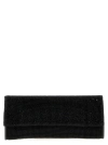 Benedetta Bruzziches Kate Embellished Chain-linked Clutch Bag In Black