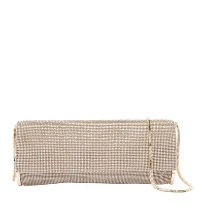 Benedetta Bruzziches Kate Crystal Crossbody Bag In Gold