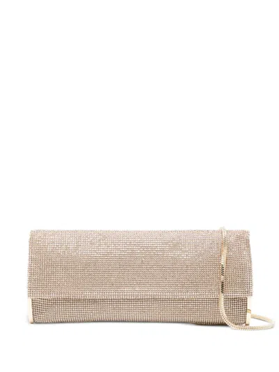 Benedetta Bruzziches Kate Embellished Chain Clutch Bag In Neutral