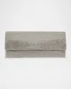 Benedetta Bruzziches Small Vittissima Spectre Crystal Bag In Crystal On Silver