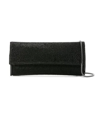 Benedetta Bruzziches Kate Rhinestone-embellished Clutch In Black