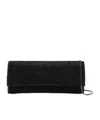 Benedetta Bruzziches Kate Embellished Chain-linked Clutch Bag In Black