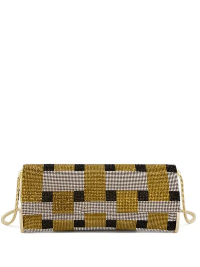 Benedetta Bruzziches Kate Trompe L'oeil Café Society Shoulder Bag In Silber