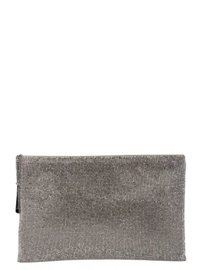 Benedetta Bruzziches La Luisa Clutch In Grey