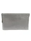 Benedetta Bruzziches Women's Silver-tone Embellished Zippered Bag In Crystal On Silver