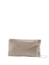 Benedetta Bruzziches La Petite Your Best Friend Clutch Bag In Gray