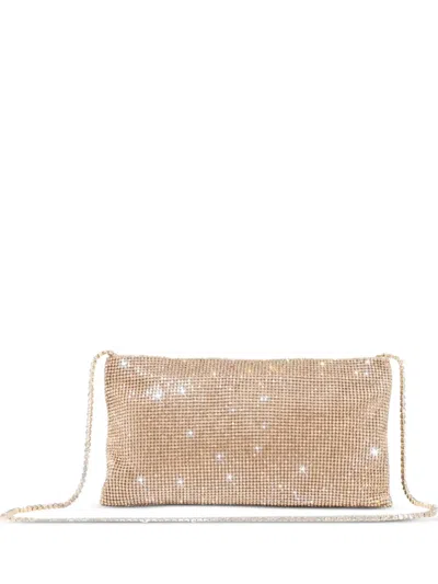 Benedetta Bruzziches La Petite Your Best Friend Clutch Bag In Gold