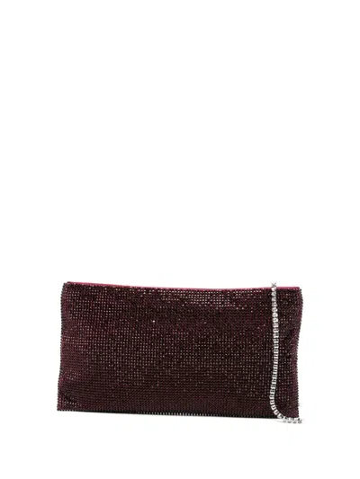 Benedetta Bruzziches La Petite Your Best Friend Clutch Bag In Red