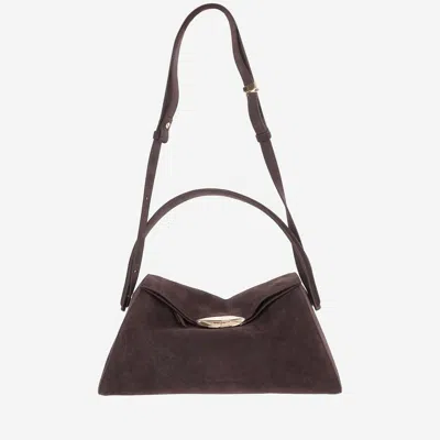Benedetta Bruzziches Large Elif Suede Bag