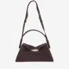 Benedetta Bruzziches Large Elif Suede Bag In Brown