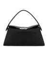 Benedetta Bruzziches Large Structured Leather Handbag With Top Handle In Black