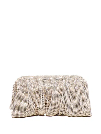 Benedetta Bruzziches Large Venus Clutch Bag In Gold
