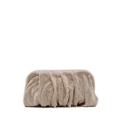 Benedetta Bruzziches Large Venus Clutch Bag In Gold