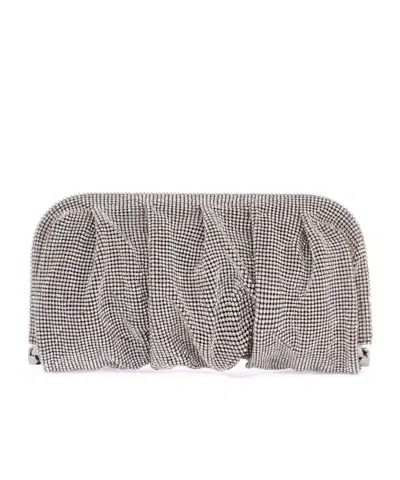 Benedetta Bruzziches Large Venus Clutch Bag In Gray